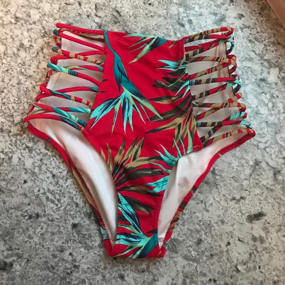 Victoria secret pink high waist bikini bottoms